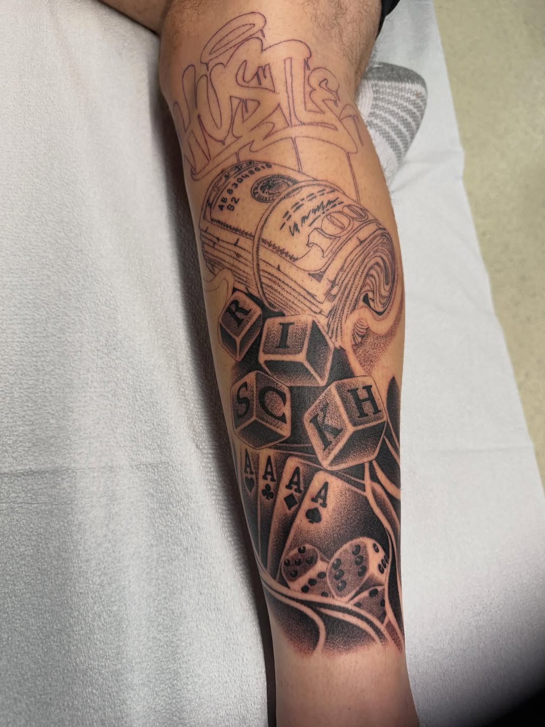 Tattoo by @dallasdiorio — black_and_grey, realism