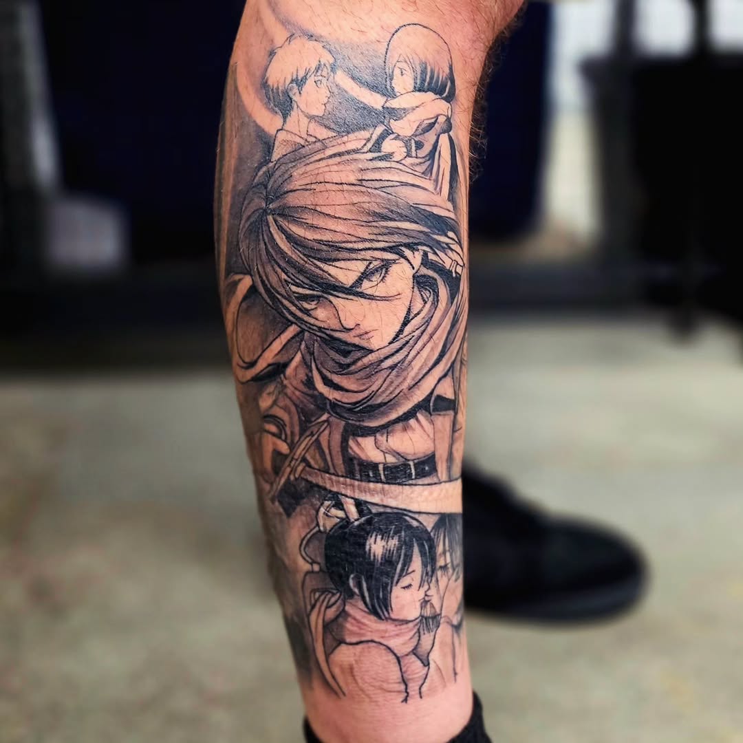 Tattoo by @tattoobytats โ anime, illustrative