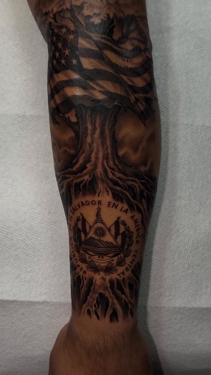 Tattoo by @gee_chino — black_and_grey, realism