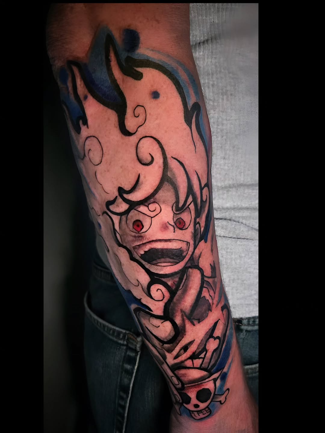 Tattoo by @goth_ross_502 — anime, new_school