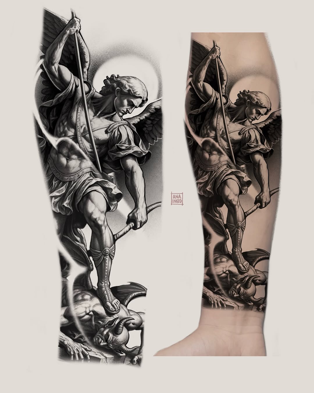 Tattoo by @ana.inked โ realism, black_and_grey