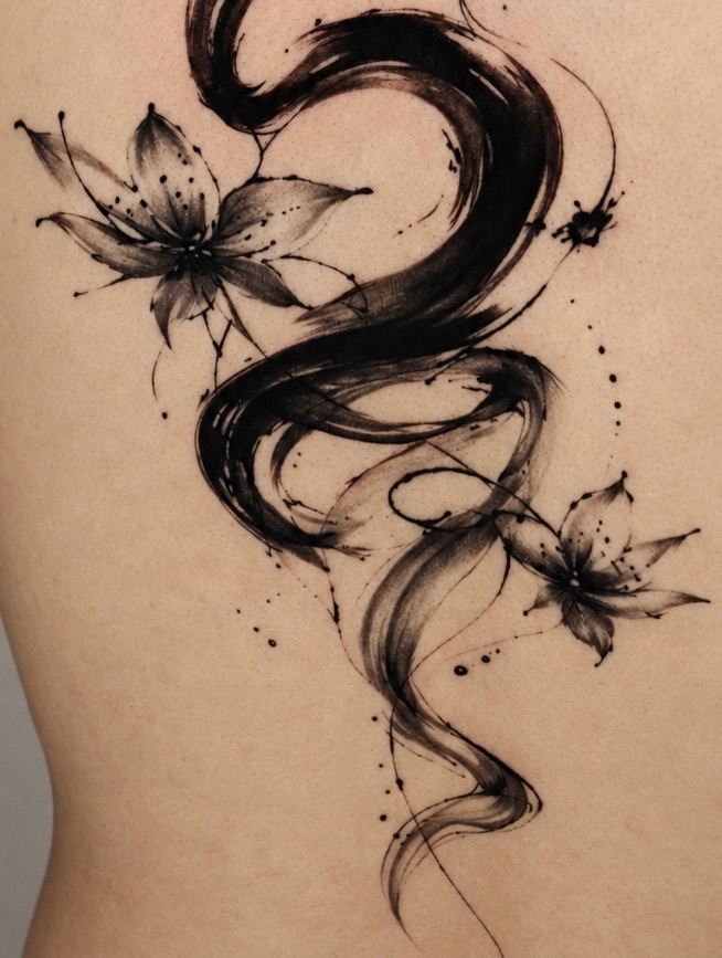 Tattoo by @jeffreindeltattoos — illustrative, black_and_grey