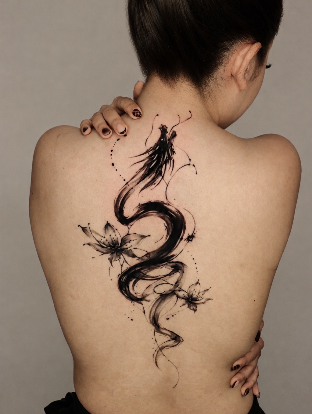 Tattoo by @jeffreindeltattoos — illustrative, blackwork