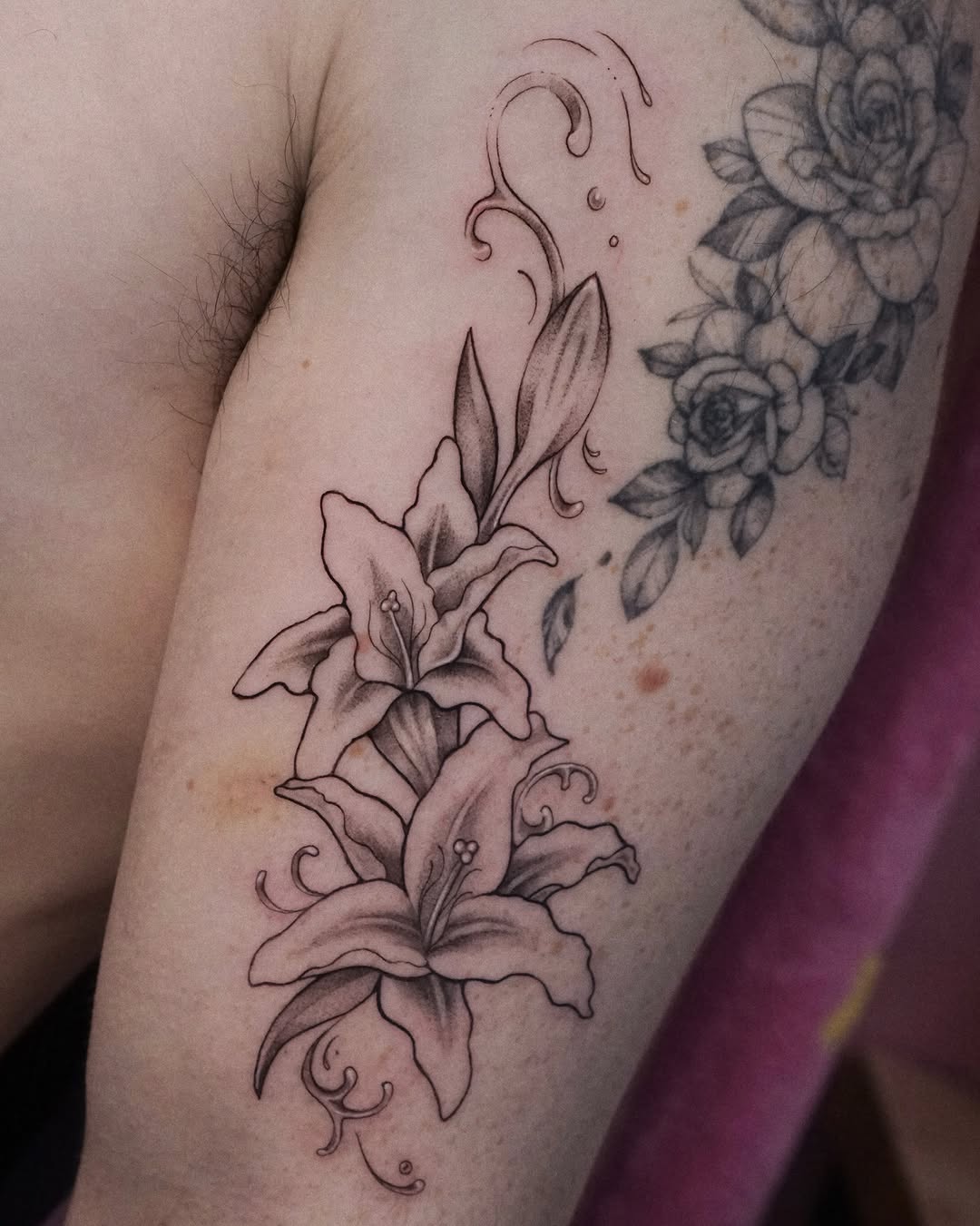 Tattoo by @gremlin.tats β black_and_grey, realism