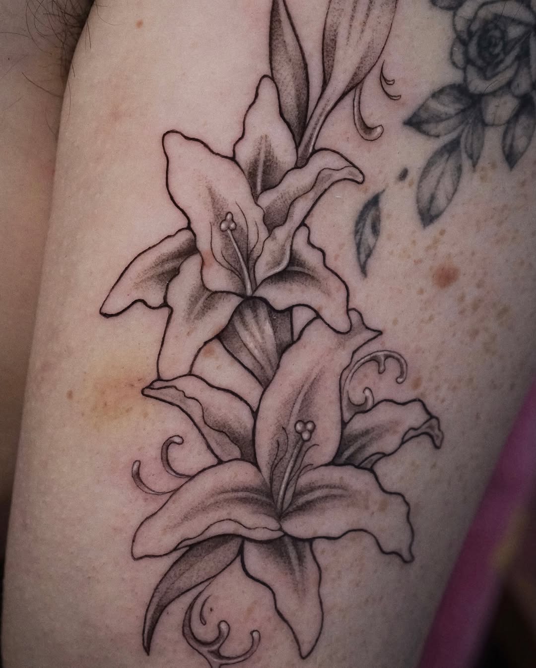 Tattoo by @gremlin.tats β black_and_grey, realism