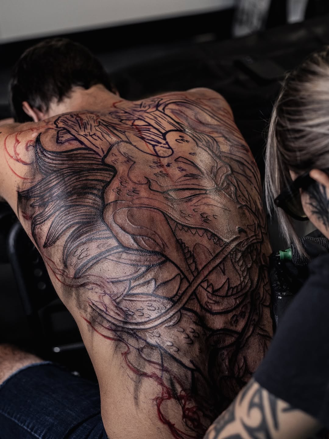 Tattoo by @melissaa_lotuss — japanese_irezumi, illustrative