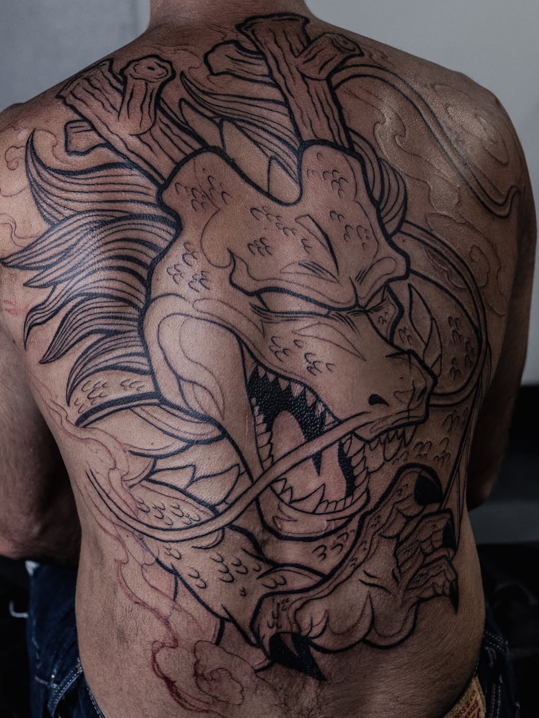 Tattoo by @melissaa_lotuss — japanese_irezumi, illustrative