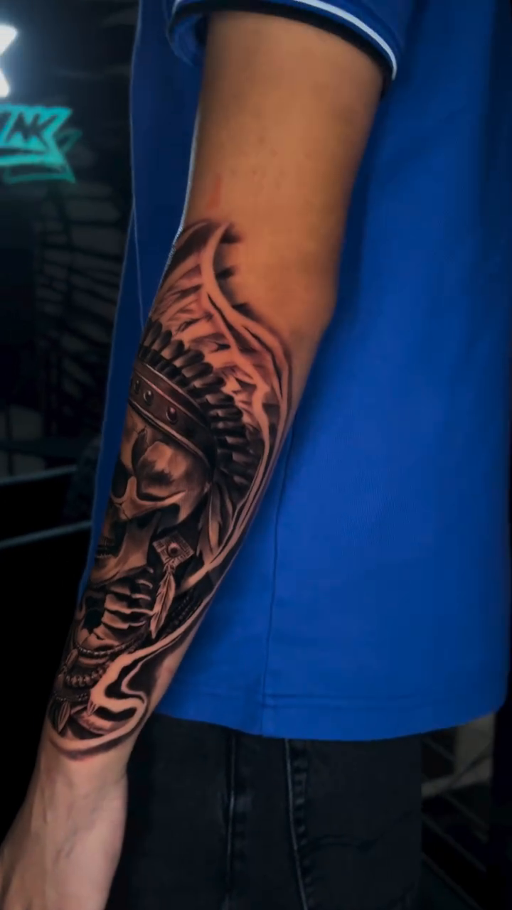 Tattoo by @tattoo_angel — realism, black_and_grey