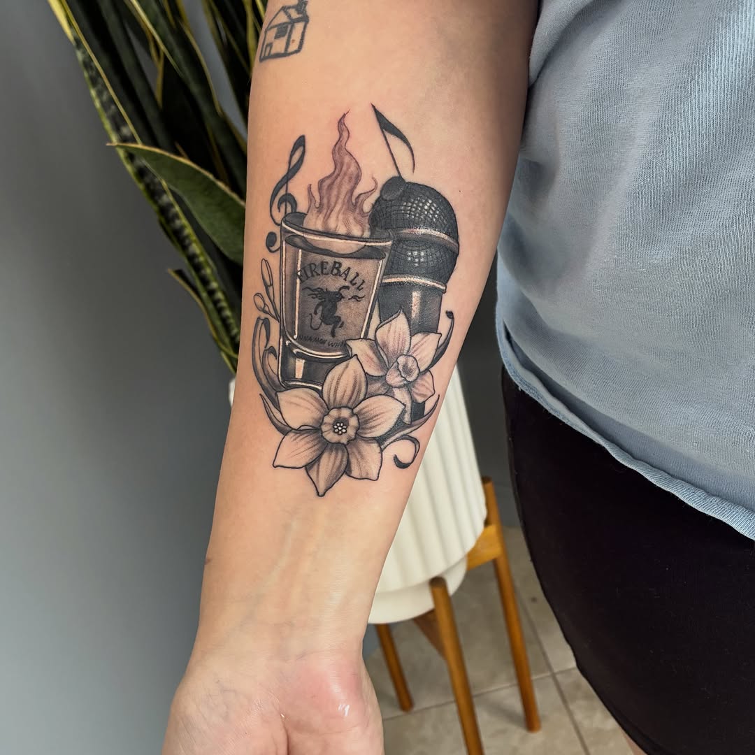Tattoo by @bearclawtattoo — black_and_grey, realism