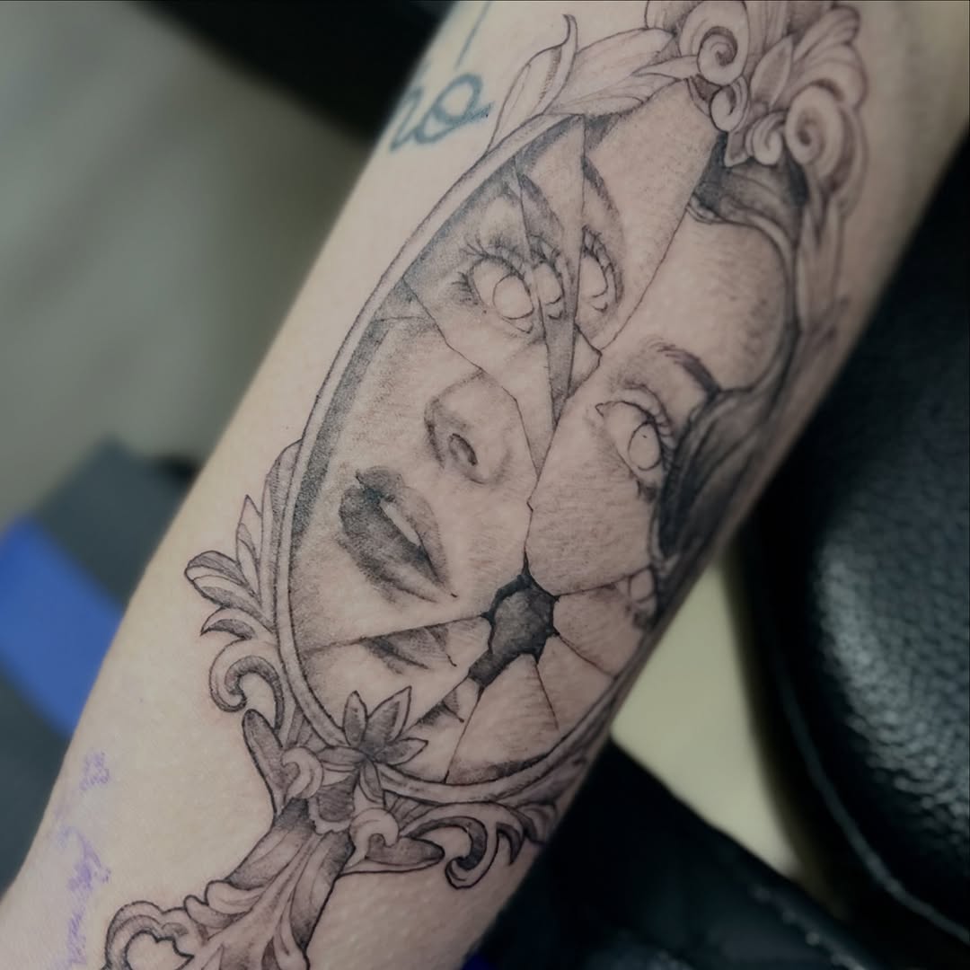 Tattoo by @hvley.ink — realism, black_and_grey