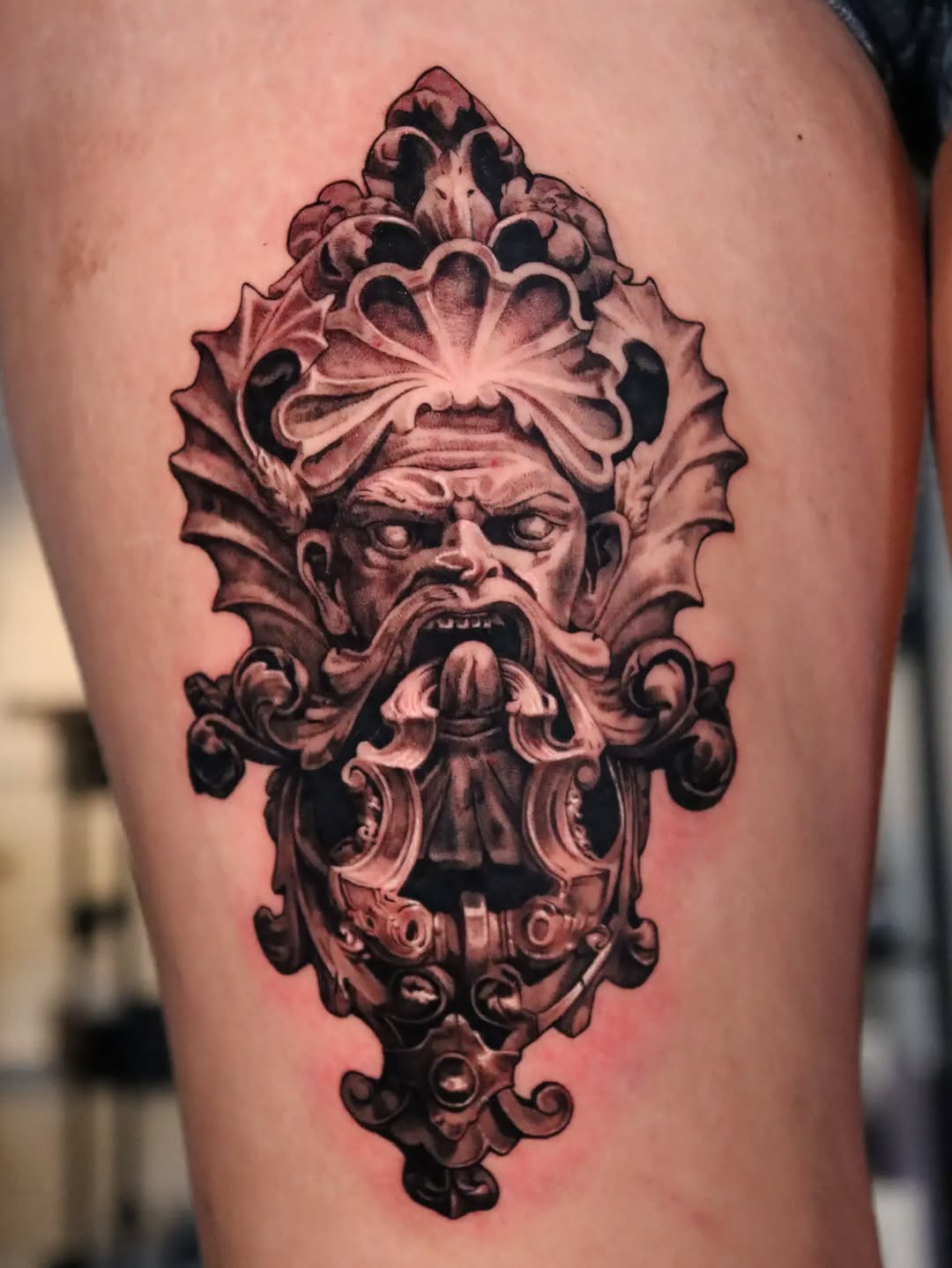 Tattoo by @claudink — realism, black_and_grey