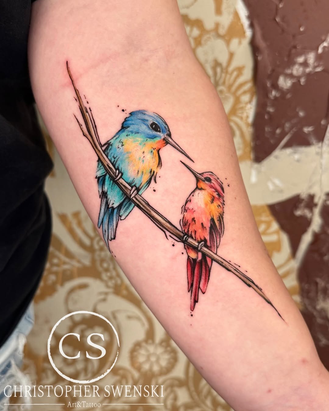 Tattoo by @chris_swenski_tattoo β watercolor, fine_line