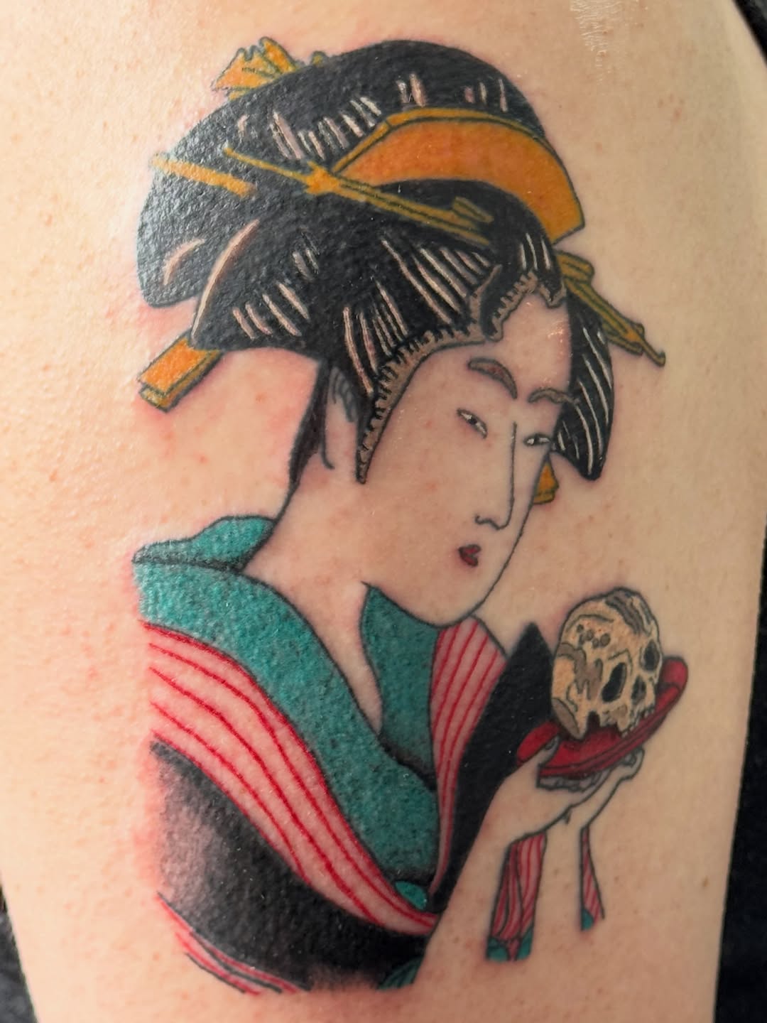 Tattoo by @scorpio.memento — japanese_irezumi, illustrative