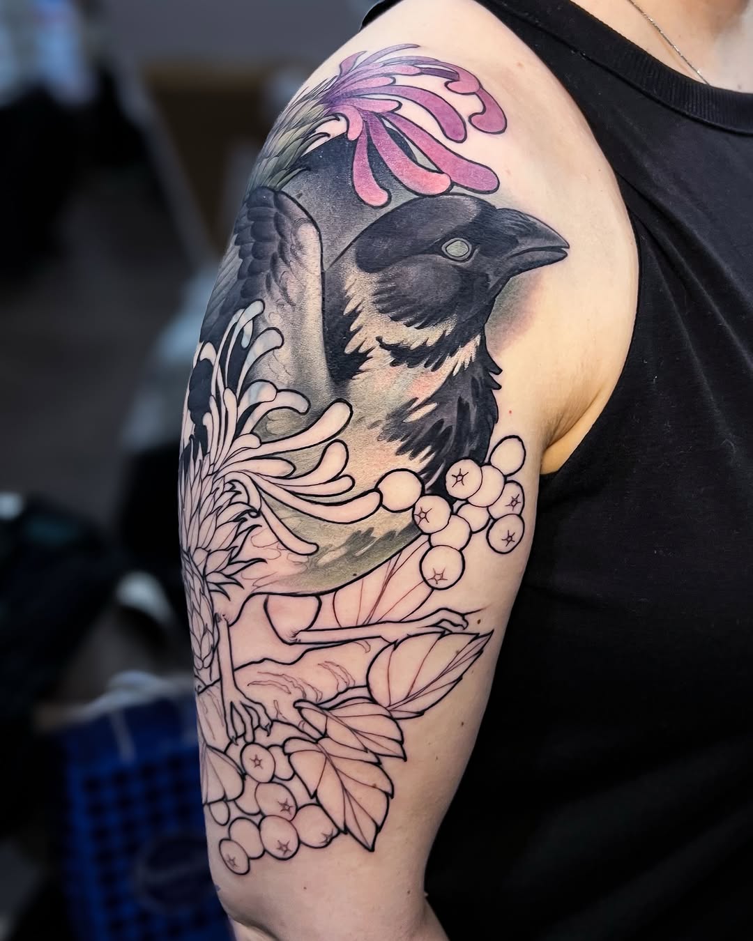 Tattoo by @hannahsteeleart — japanese_irezumi, realism