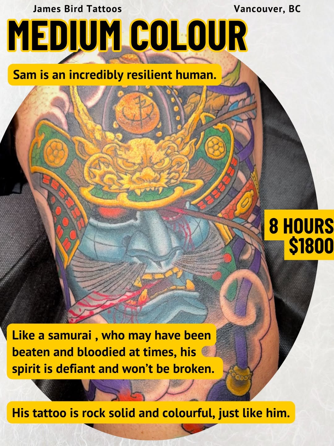 Tattoo by @jamesbirdtattoos — japanese_irezumi, neo_traditional