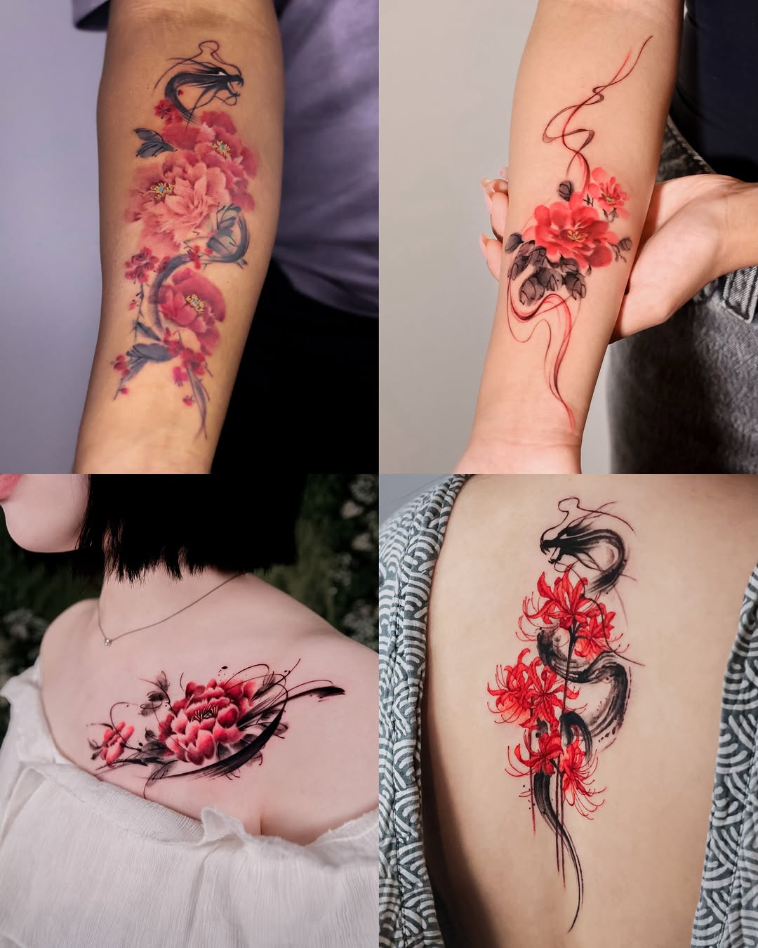 Tattoo by @kaki_tattooer โ japanese_irezumi, watercolor