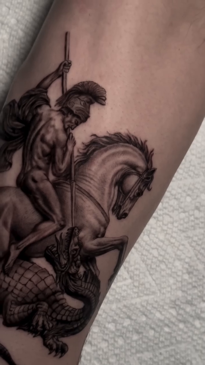 Tattoo by @dd.tatu — realism, black_and_grey