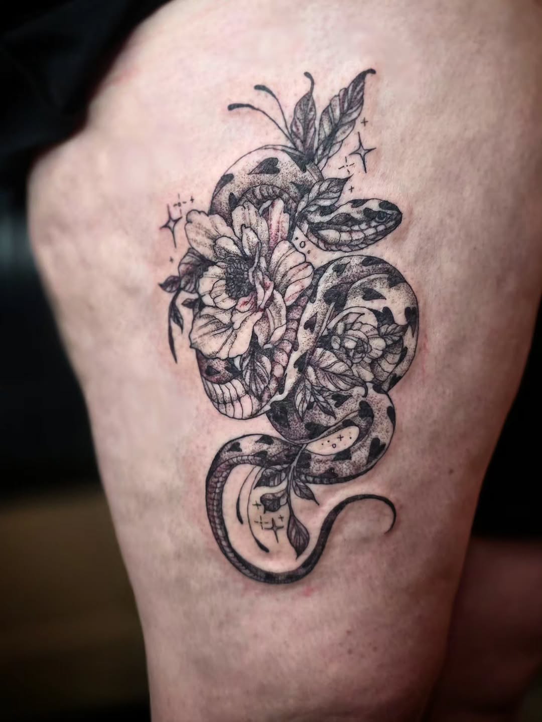 Tattoo by @junibugtat โ black_and_grey, realism