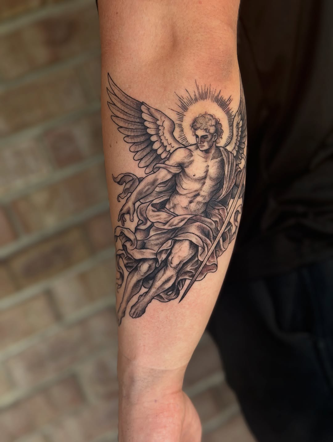Tattoo by @drowsytattoos — realism, black_and_grey