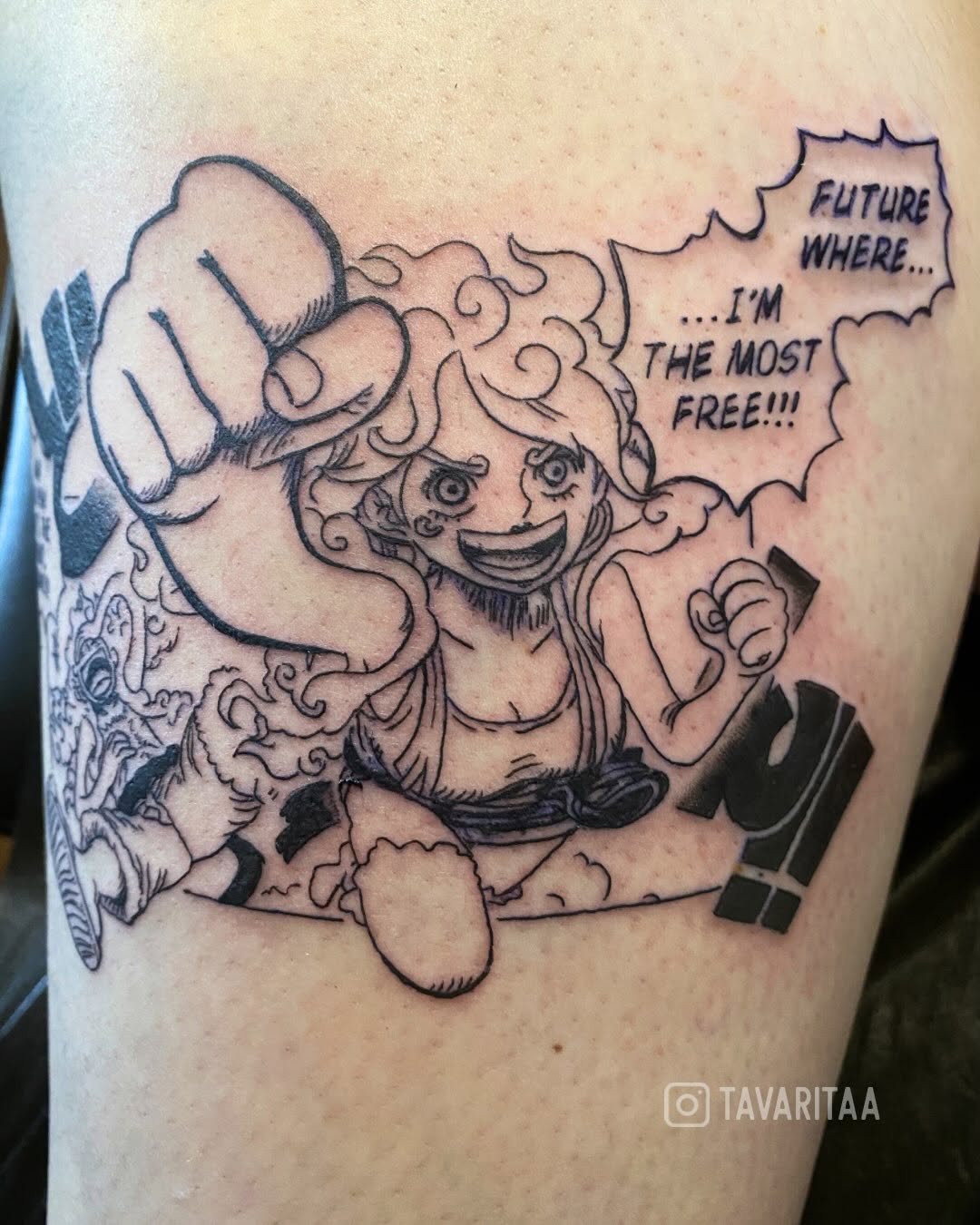 Tattoo by @tavaritaa — anime