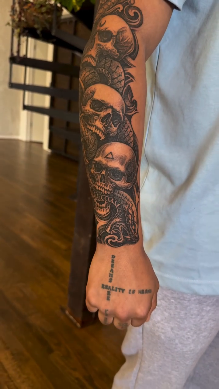 Tattoo by @jackitsforever — black_and_grey, realism