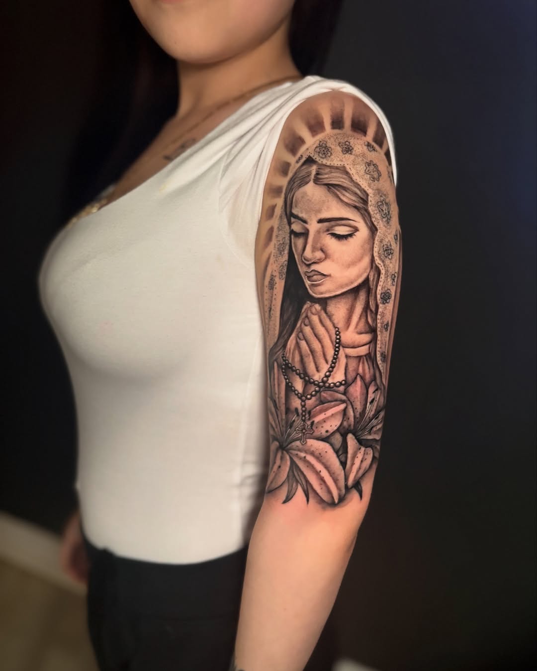 Tattoo by @inked.by.kiwiii โ black_and_grey, realism