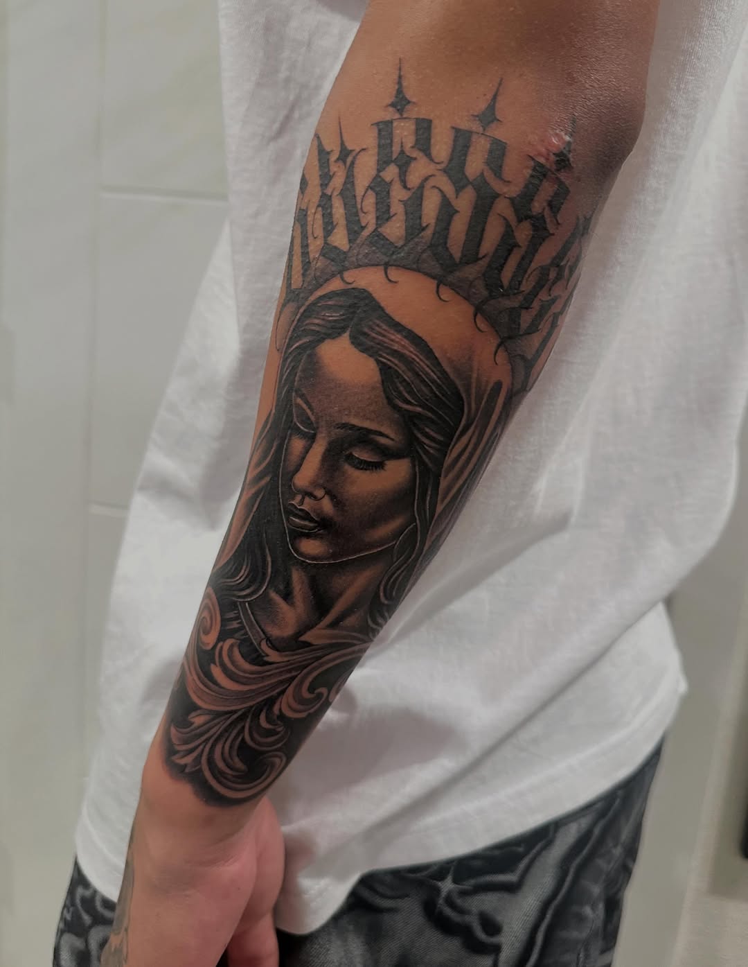 Tattoo by @tattoobree_ — black_and_grey, realism