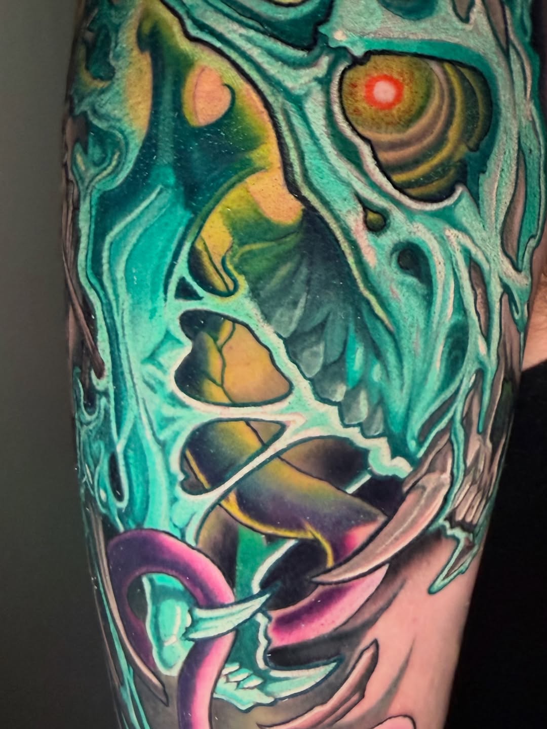 Tattoo by @oldmanfisk — new_school