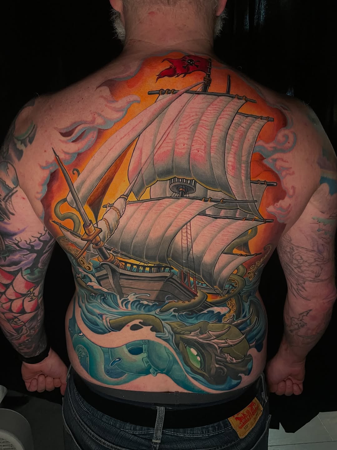 Tattoo by @oldmanfisk — japanese_irezumi