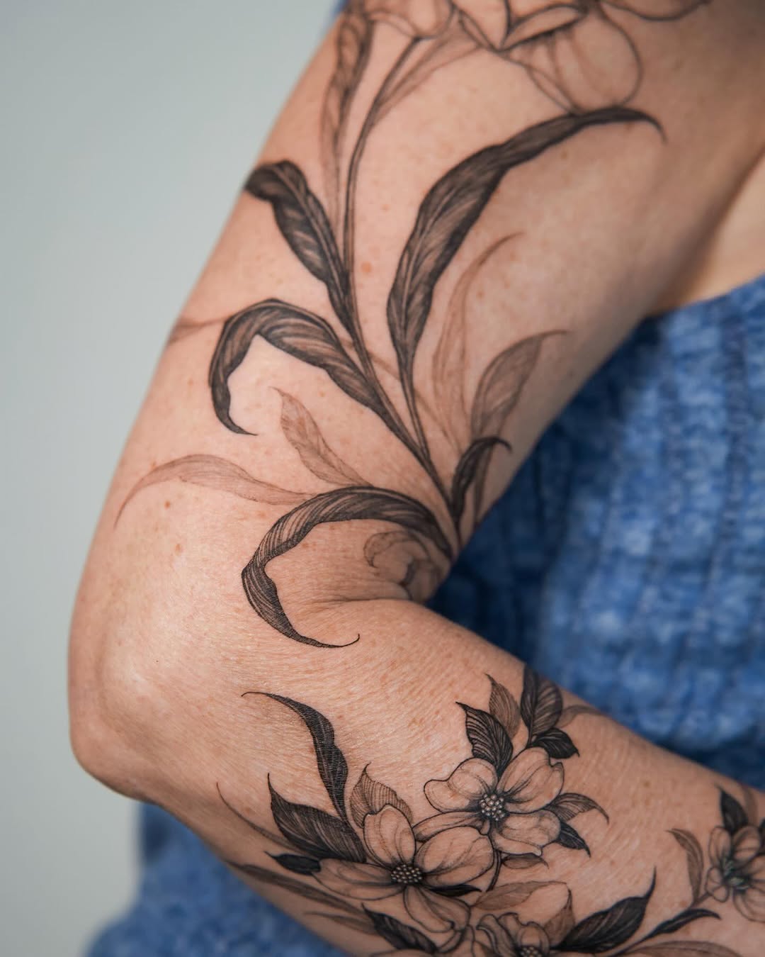 Tattoo by @vanya.ink — black_and_grey, realism