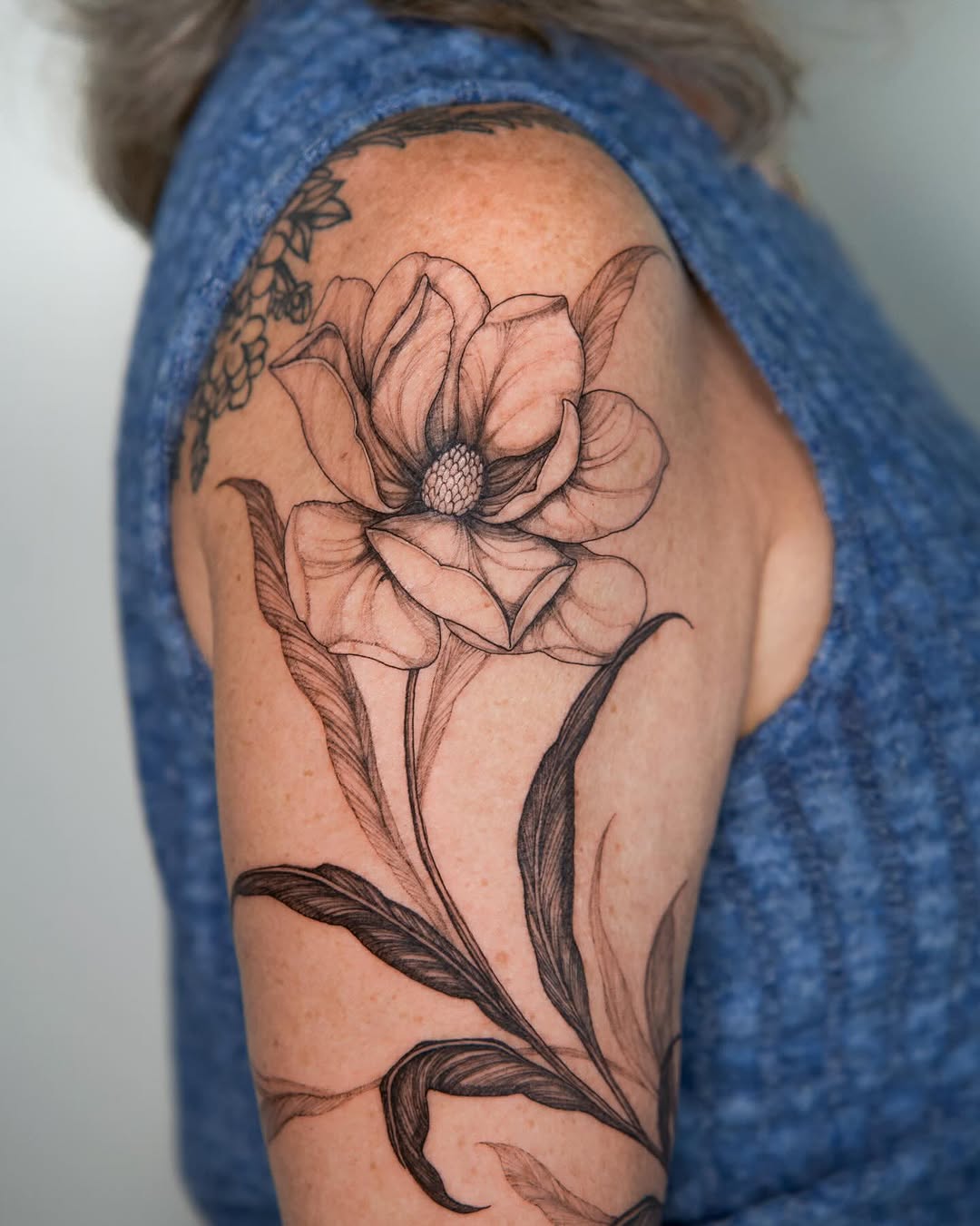 Tattoo by @vanya.ink — black_and_grey, realism