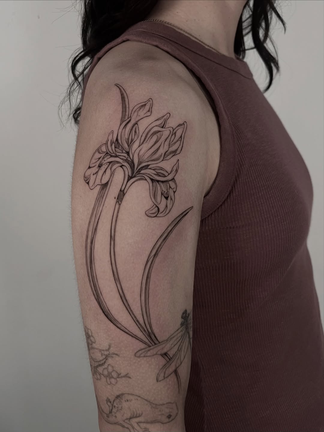 Tattoo by @teattoos β illustrative, fine_line