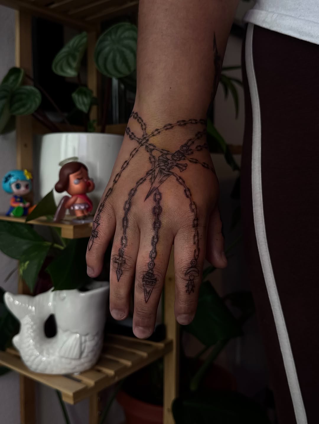 Tattoo by @nattheartist_ — illustrative, blackwork