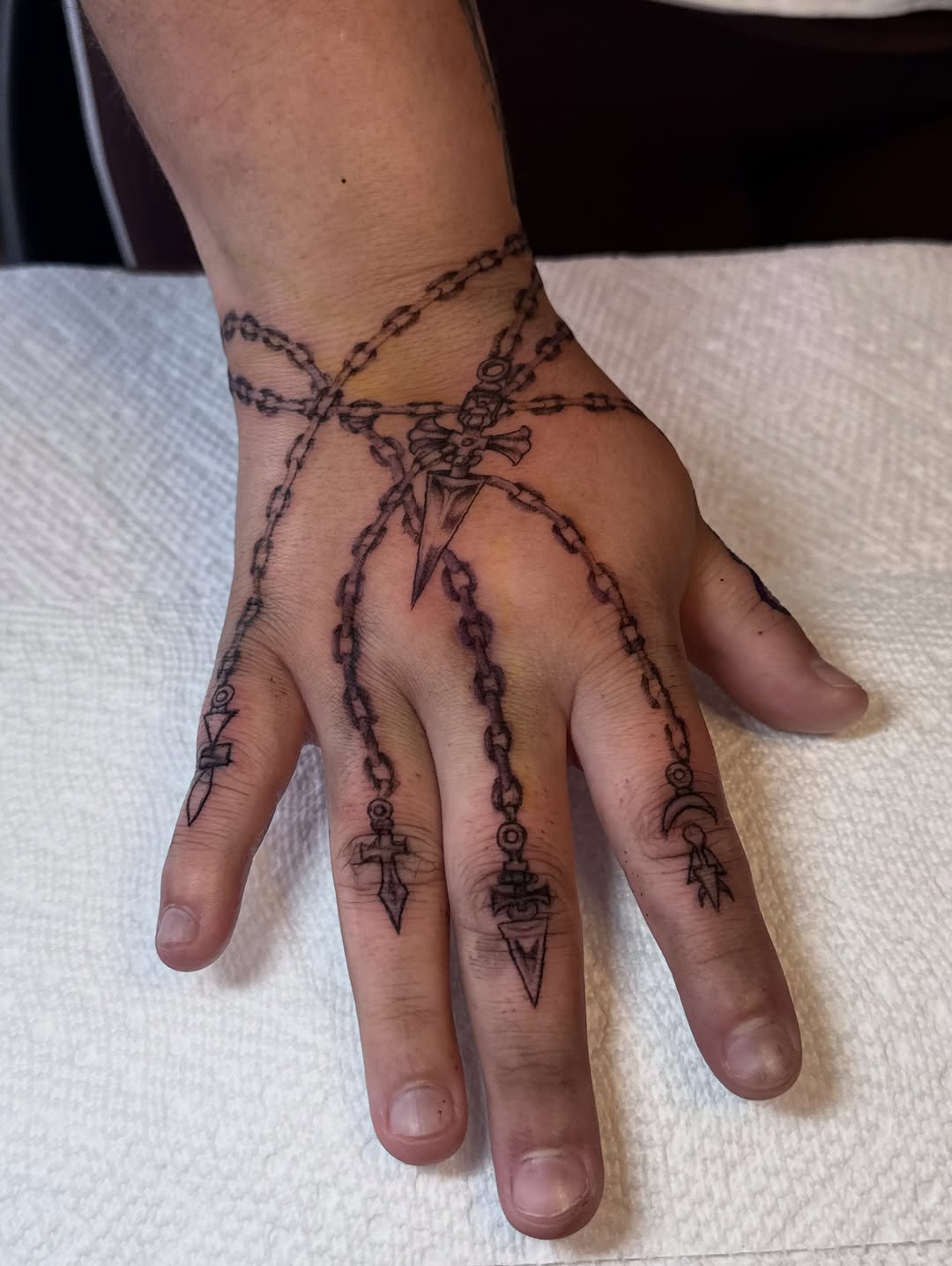 Tattoo by @nattheartist_ — illustrative, blackwork