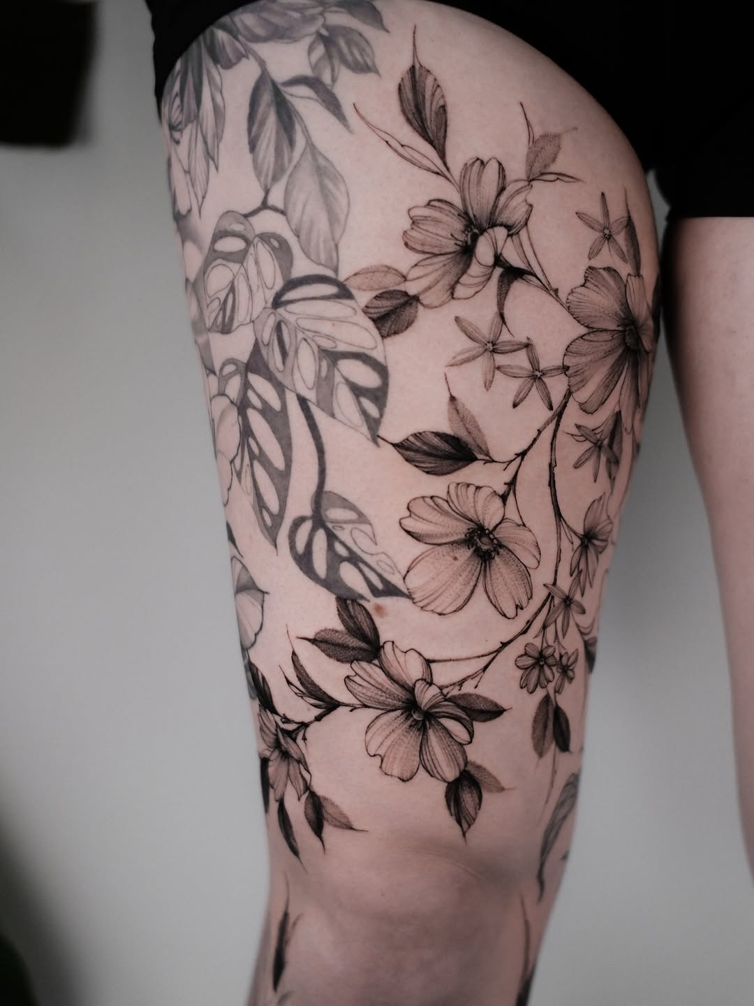 Tattoo by @tattoo.protsenko — illustrative, black_and_grey