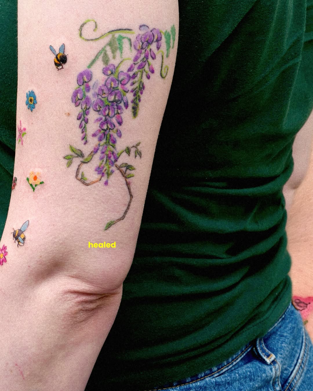 Tattoo by @dareumtattoo — watercolor