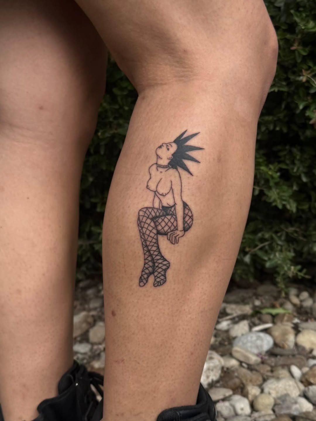 Tattoo by @westertattoos — blackwork