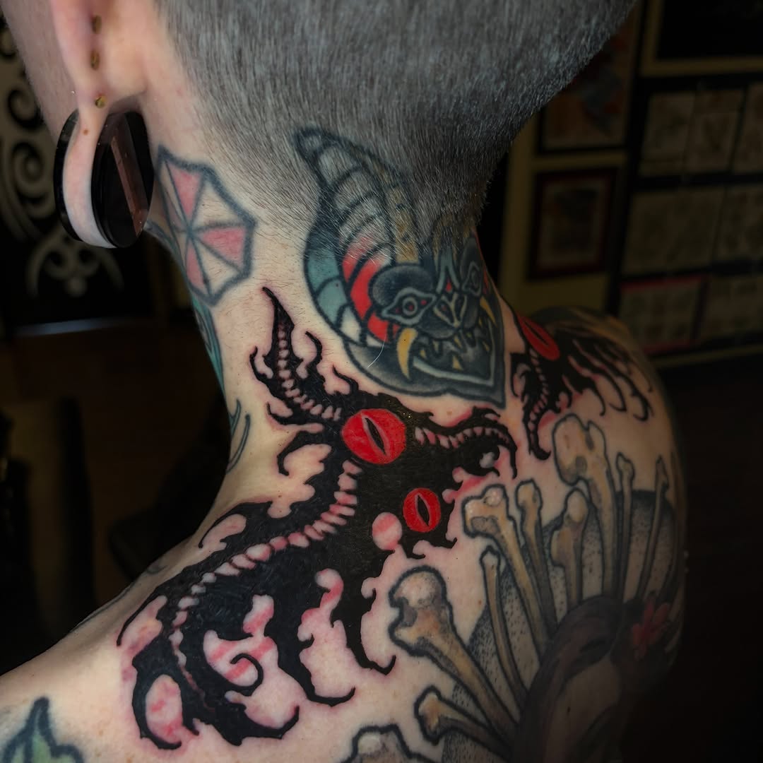 Tattoo by @the.sprouler — blackwork, black_and_grey