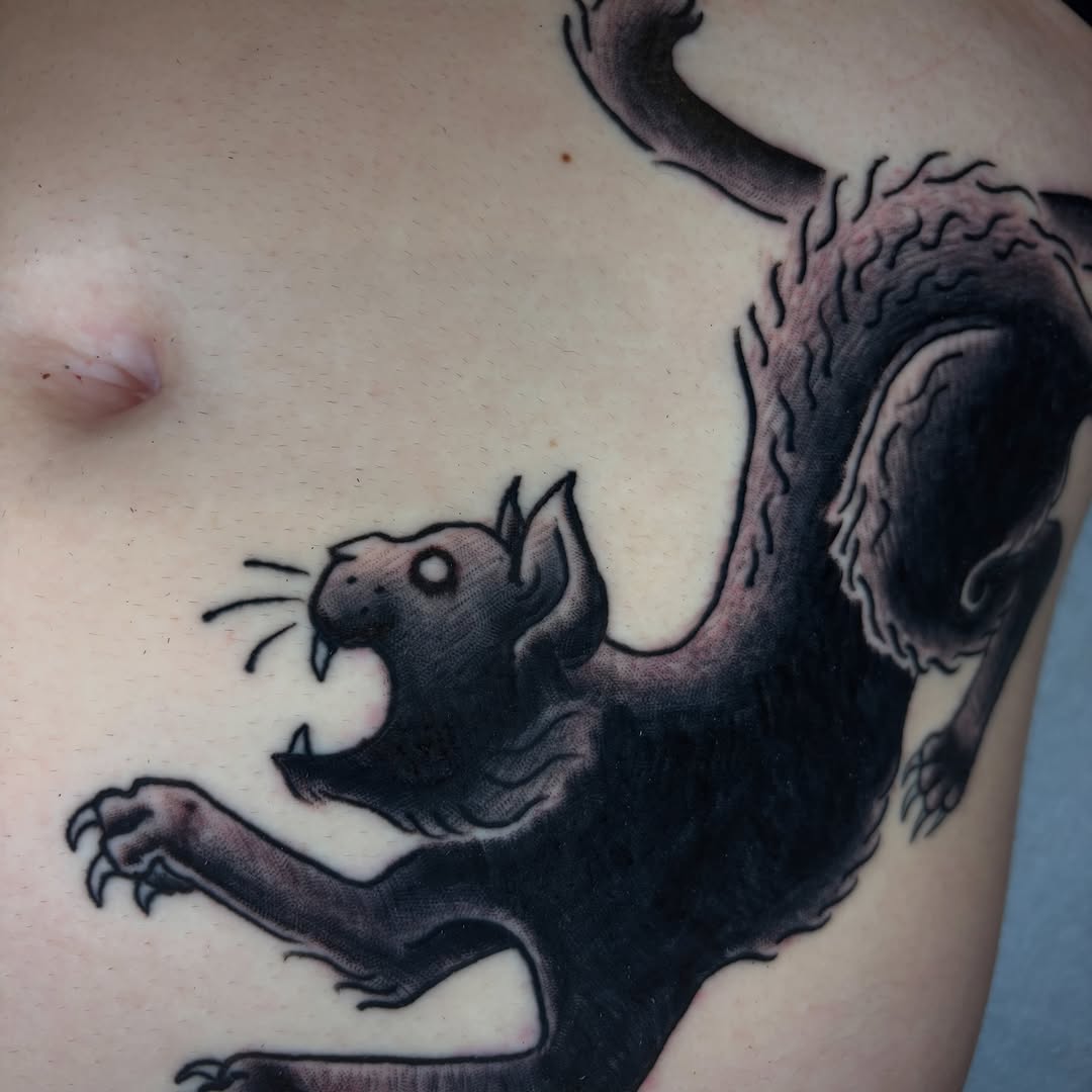 Tattoo by @the.sprouler — black_and_grey, chicano
