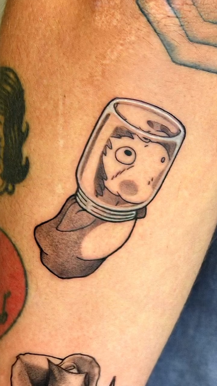 Tattoo by @not_milk — black_and_grey