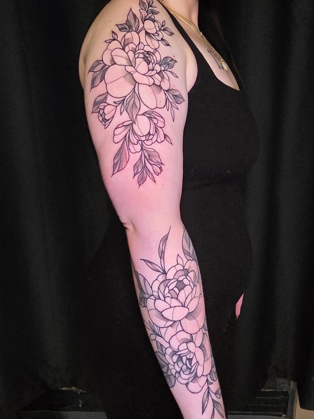 Tattoo by @mayantattoos — black_and_grey