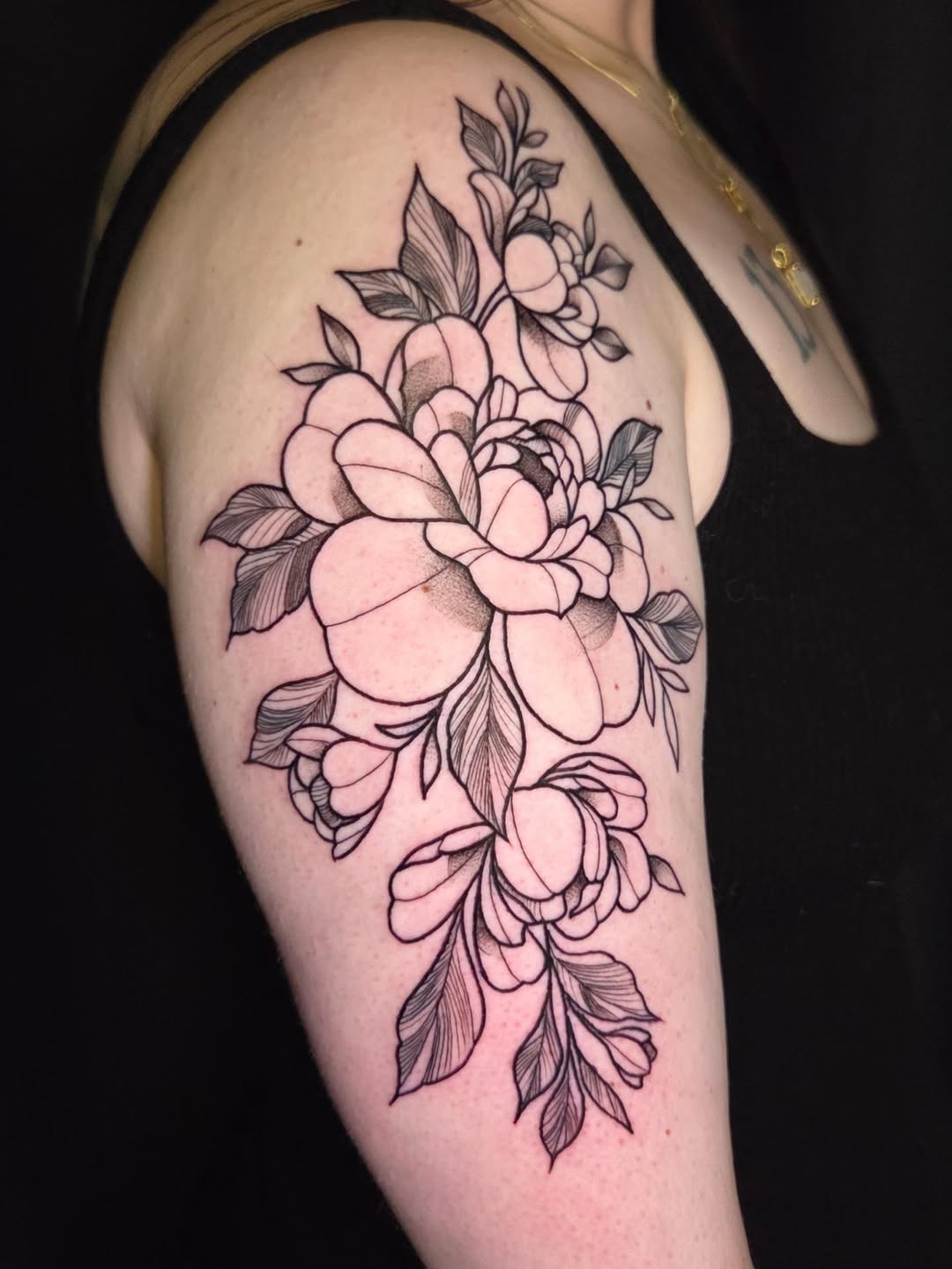 Tattoo by @mayantattoos — black_and_grey