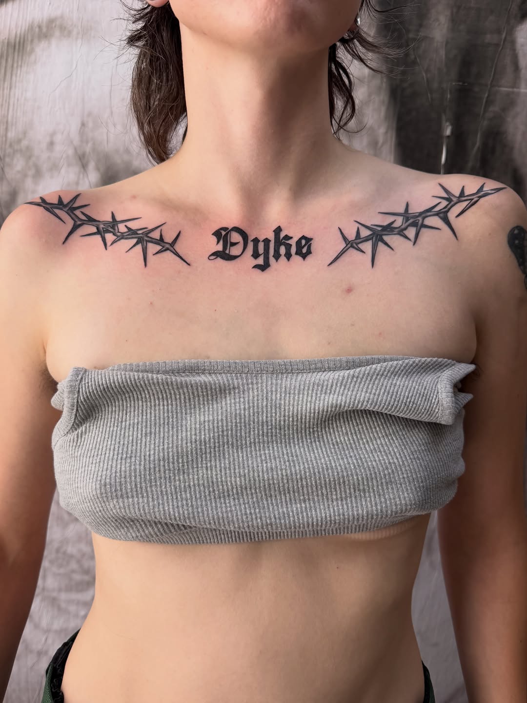 Tattoo by @cjamtattoos — lettering_script, illustrative