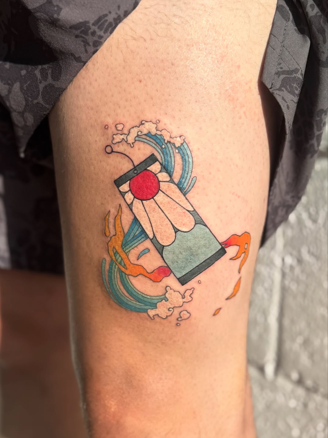 Tattoo by @monkeepi — new_school