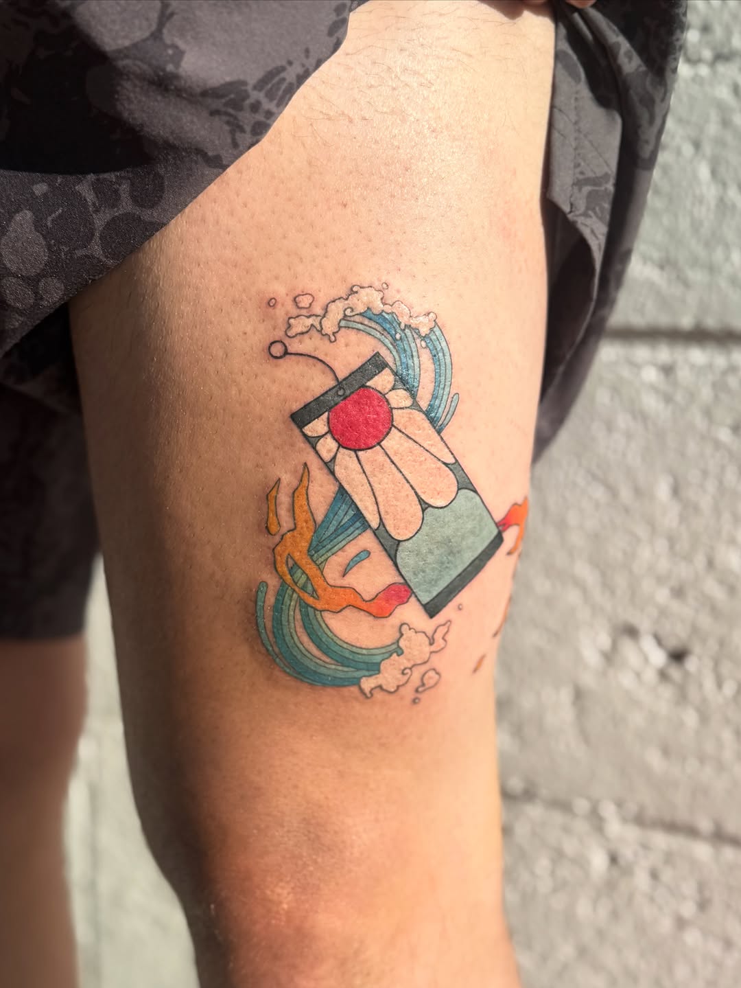 Tattoo by @monkeepi — anime