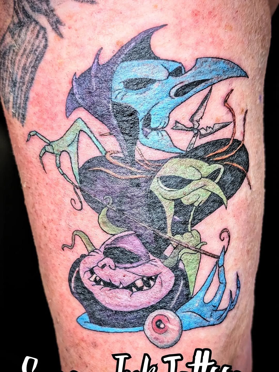 Tattoo by @sassyinktattoos — new_school, illustrative