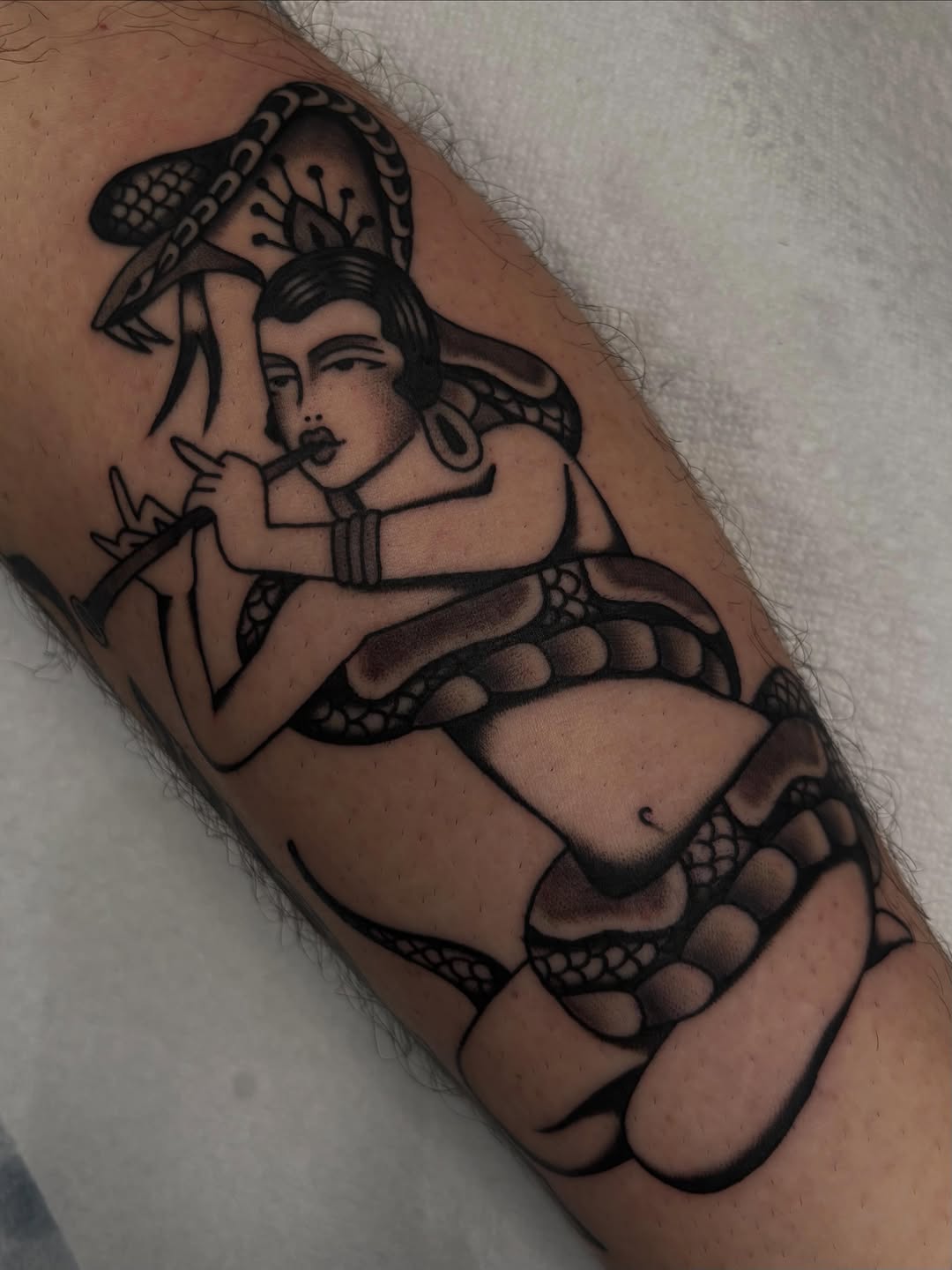 Tattoo by @cleepstattoo — american_traditional, black_and_grey