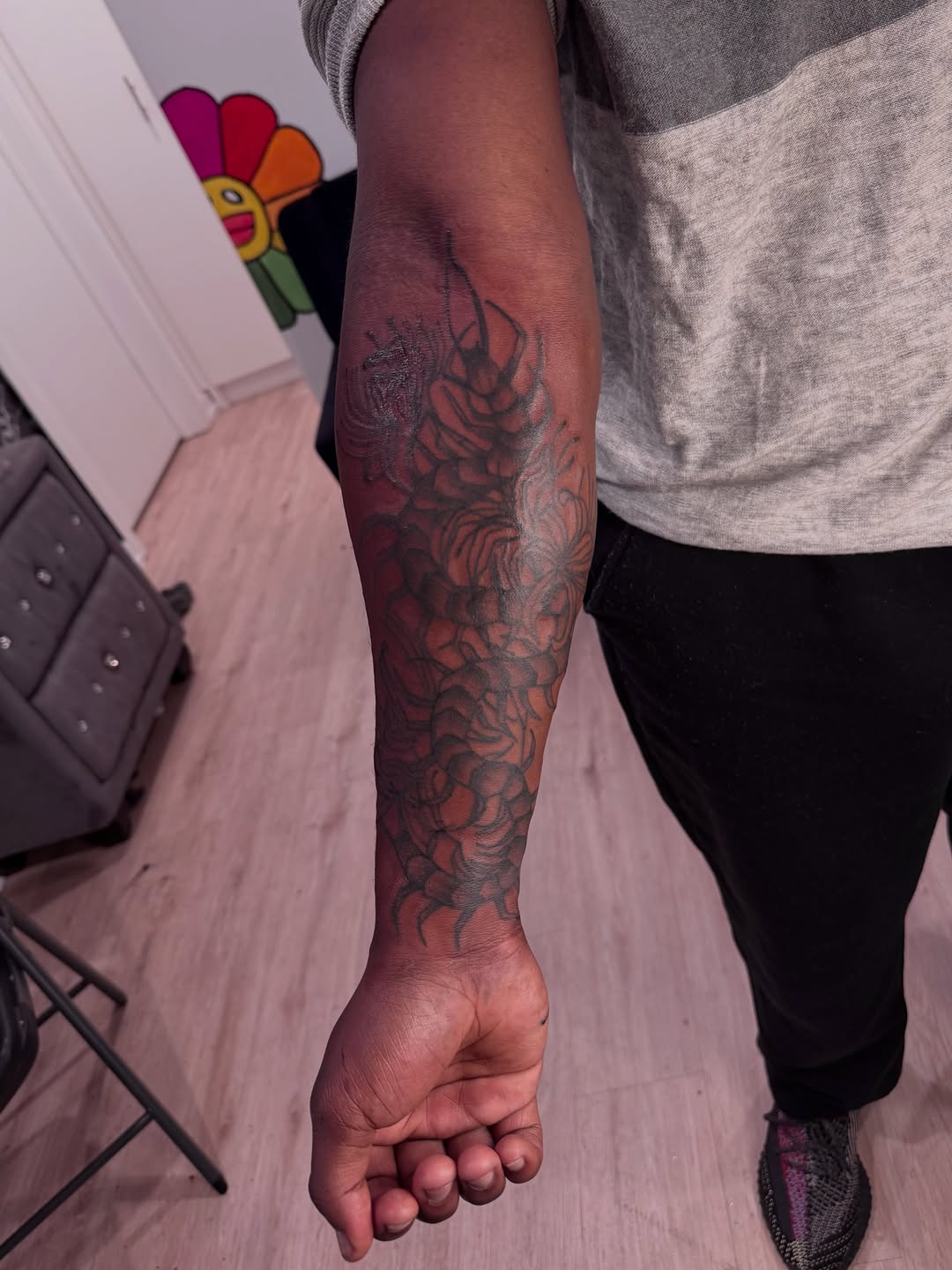 Tattoo by @inkedbylii โ black_and_grey