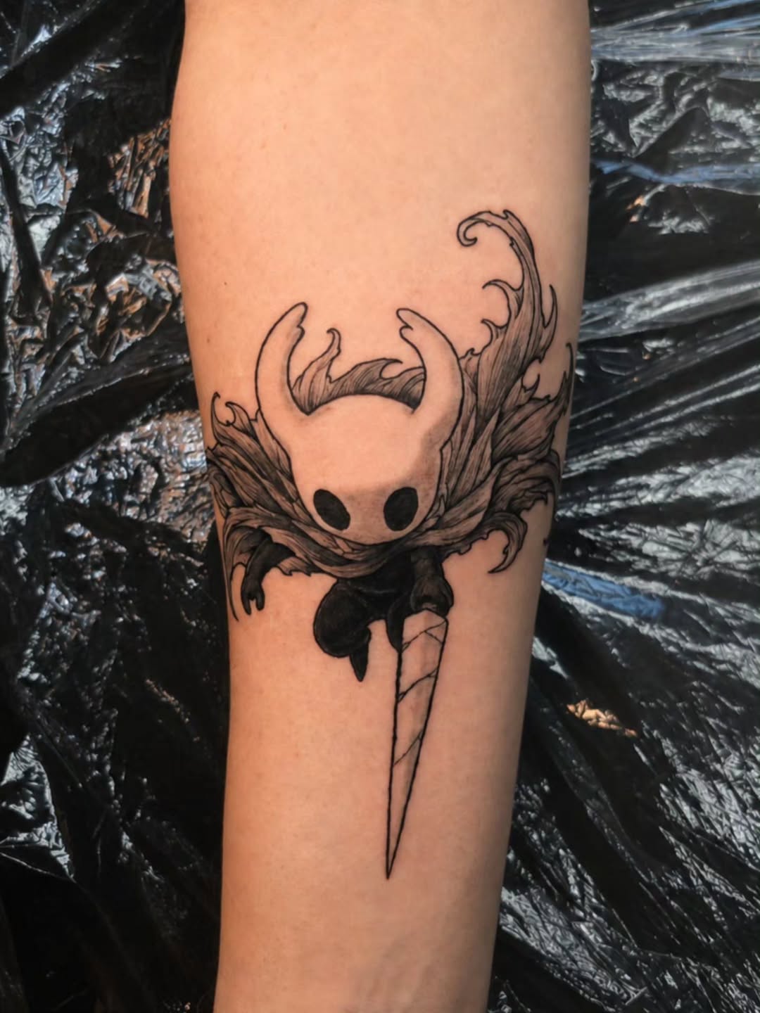 Tattoo by @lucidvisiontattoos — black_and_grey