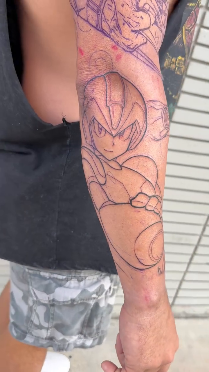 Tattoo by @bogletattoo — anime